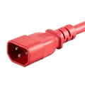 Monoprice Heavy Duty Power Cable - IEC 60320 C14 to IEC 60320 C15_ 14AWG_ 15A_ S 33652